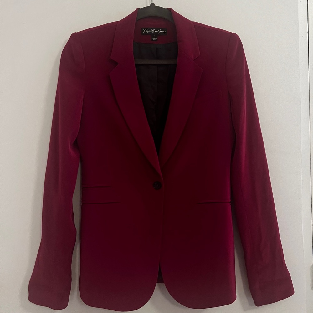Elizabeth and James Rex raspberry slinky blazer (by Olsen twins) size 2